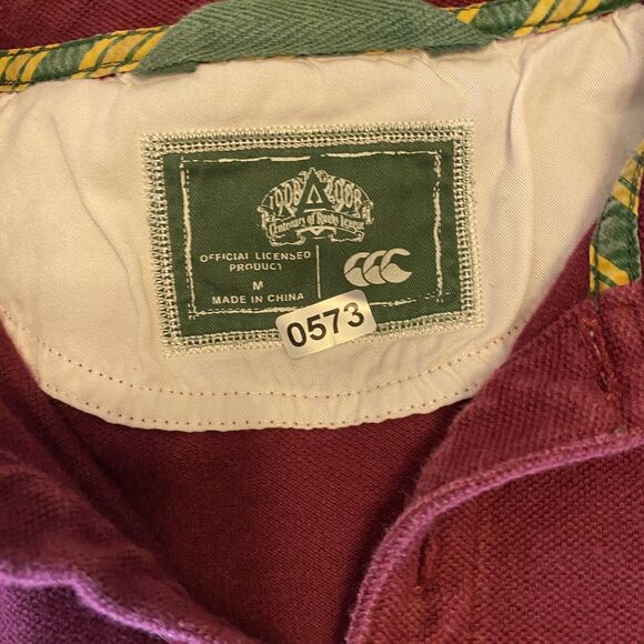 Brisbane Broncos Rugby Shirt Men Medium Shirt Collared Red Y2K 2008 Canterbury - Picture 16 of 16